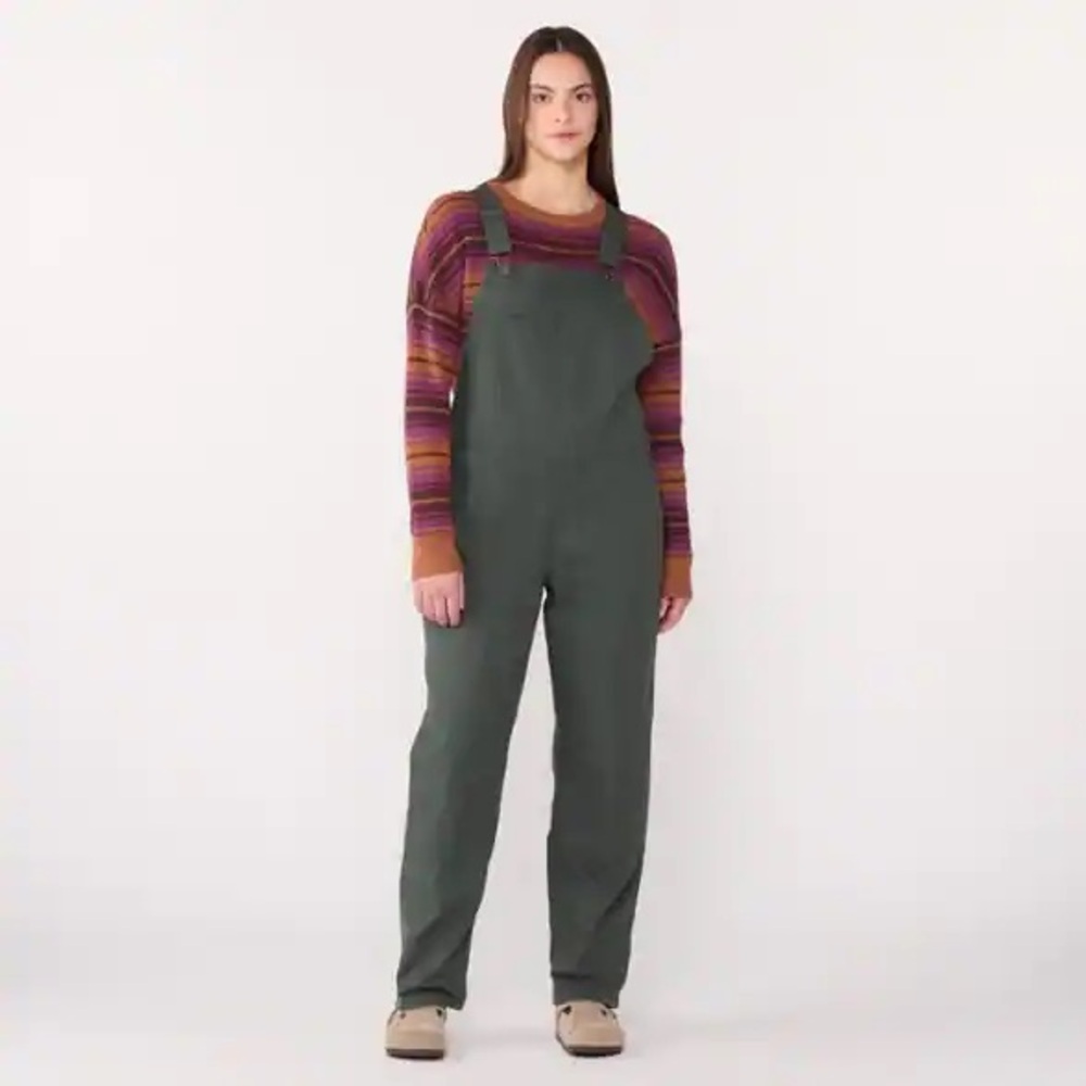 REI Women's Black Campwell Workwear Overalls - Size 14 - Picture 2 of 15